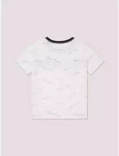 Camiseta Tommy Hilfiger estampada com Escritos na internet