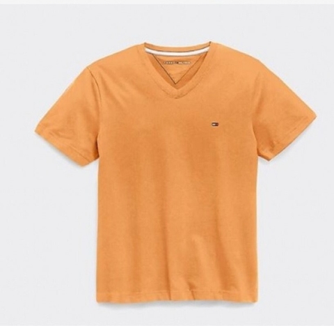 Camiseta Gola V Básica Tommy Hilfiger