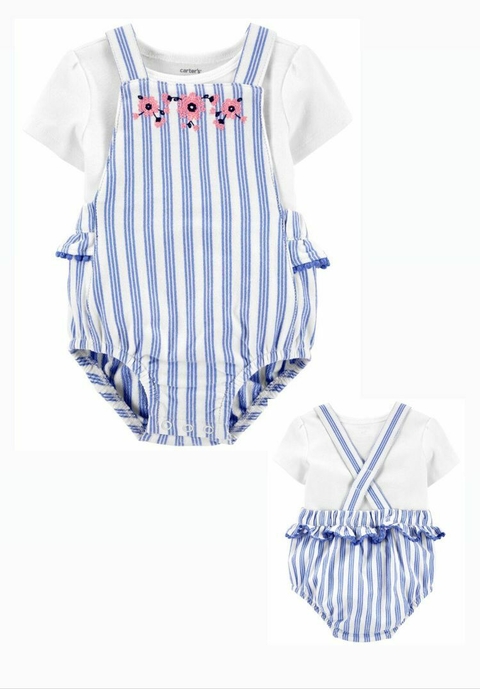 Jardineira com blusinha Carter's