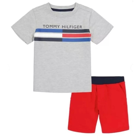 Conjunto Camiseta + Bermuda Tommy Hilfiger