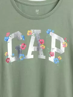 Remera niña Gap flores - comprar online
