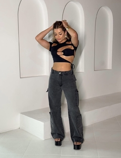 Calça Martina Jeans - T-Closeth Moda Feminina