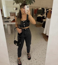 Conjunto Olivia Jeans - T-Closeth Moda Feminina