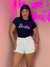 Blusa Baby Look Canelada Barbie - comprar online