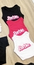 Cropped nome barbie canelado - comprar online