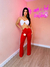 Calça Fernanda canelada corrente - comprar online