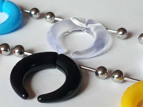 Banner de la categoría Falso Expansor Acrilico Cuerno Bull con Pasante de Acero !!