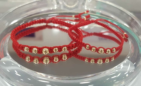 PULSERA ORO LAMINADO 18K - Balín #5 y #6 - Balín #4 y #5