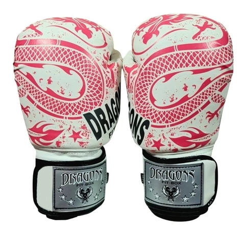guante 12 oz boxeo muay thai kick boxing marca dragons