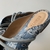 Mule floral azul Schutz - Holly Brechó e Outlet