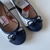 Sapatilha azul e branco Satinato NOVA - comprar online