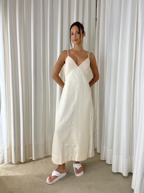 VESTIDO CAMILLE CREME