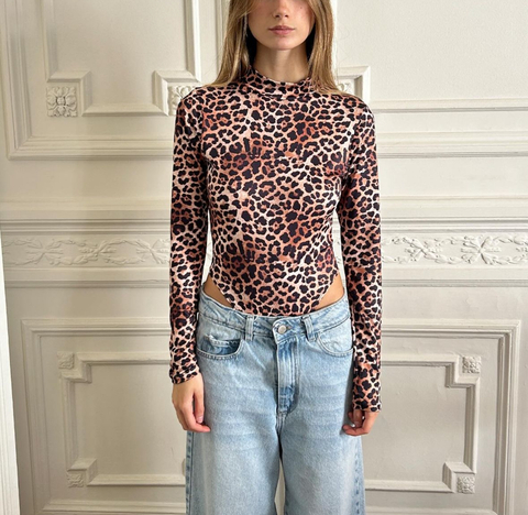 Body Lady leopardo