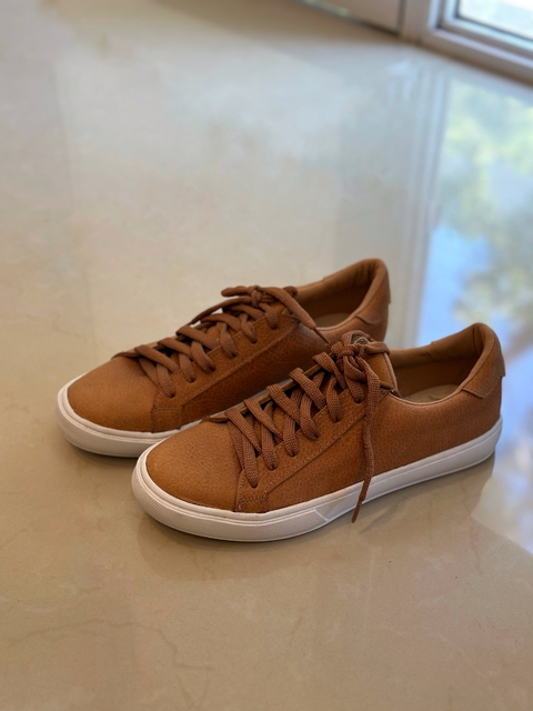 Zapatillas Flora camel Cuero 100%