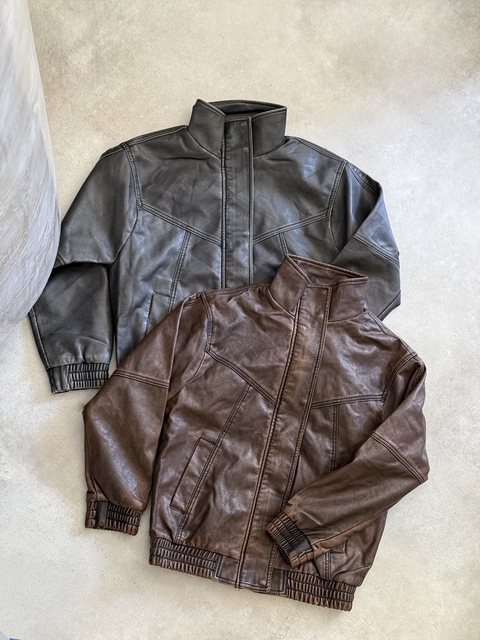 Campera bomber Sparrow ecocuero - comprar online