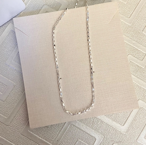 PULSEIRA ELOS QUADRADOS PRATA