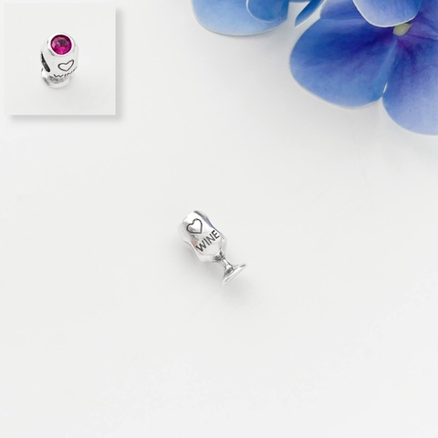 BERLOQUE TACA WINE ENVELHECIDO PRATA