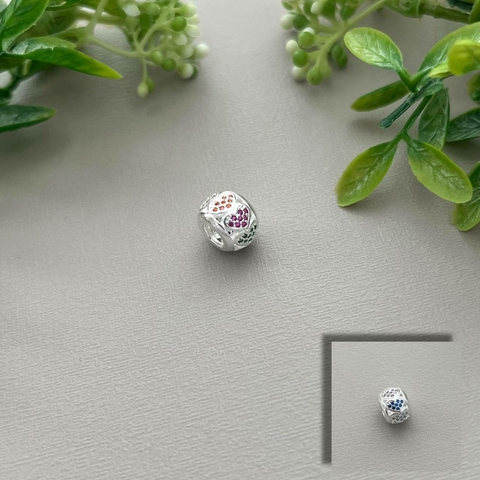 BERLOQUE PASSAR REDONDO CORAÇÕES COLOR