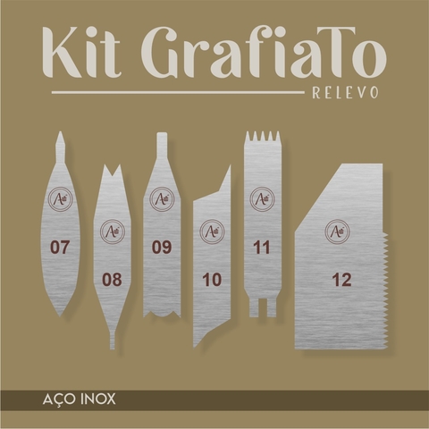 Kit GrafiaTo - RELEVO - AÇO INOX - comprar online