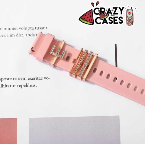 Charms Smartwatch- Chapa de Oro E