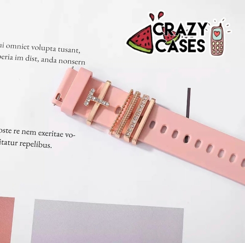 Charms Smartwatch- Chapa de Oro T