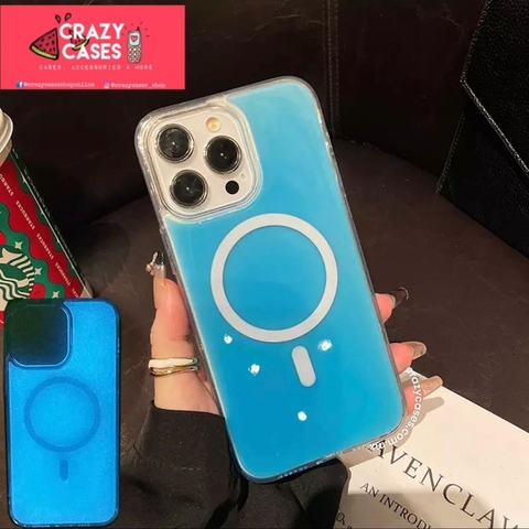 Magsafe luminiscente Blue-ip 13 pro