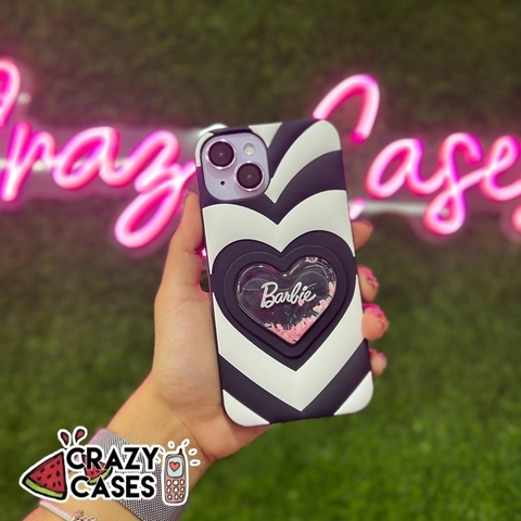 Barbie heart black ip 13 pro