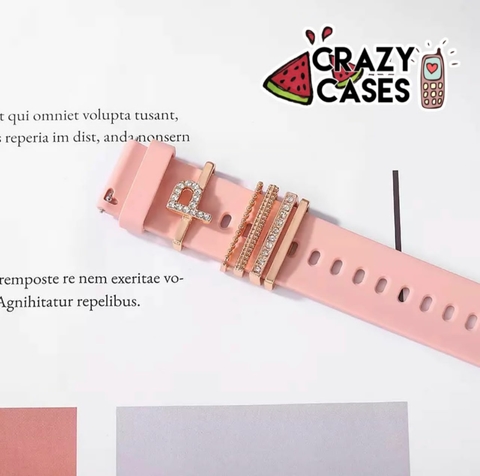 Charms Smartwatch- Chapa de Oro P