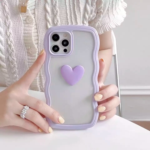 Candy- Corazon lila ip 13 pro