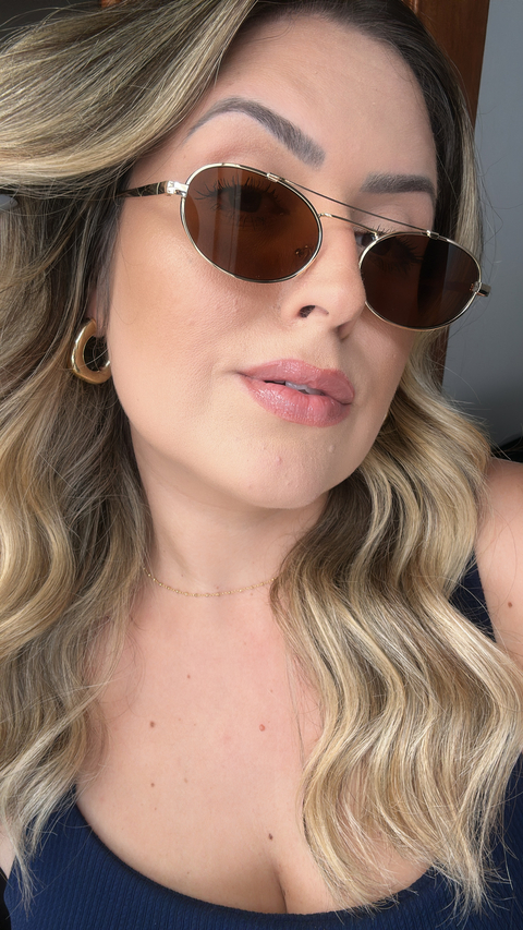 Óculos Giulia Marrom - comprar online