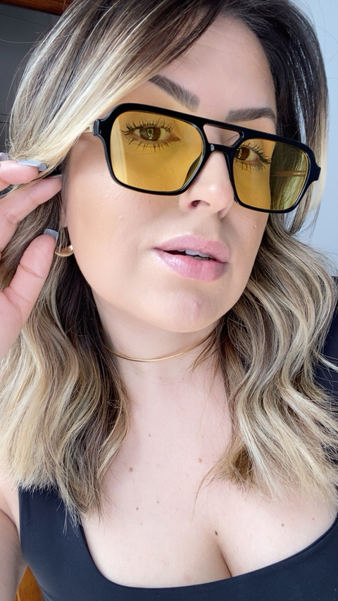 Óculos Ceci Amarelo - comprar online