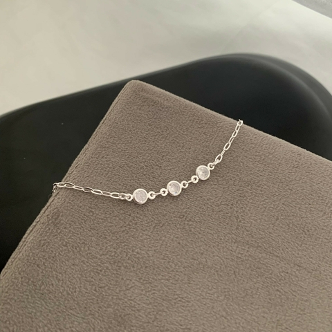 Pulseira Infantil Com Zircônia Cristal Prata 925