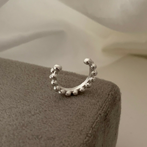 Piercing Fake Bolinhas Prata 925