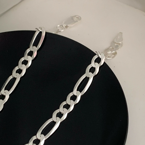 Pulseira Masculina 3x1 Fio 120 Prata 925