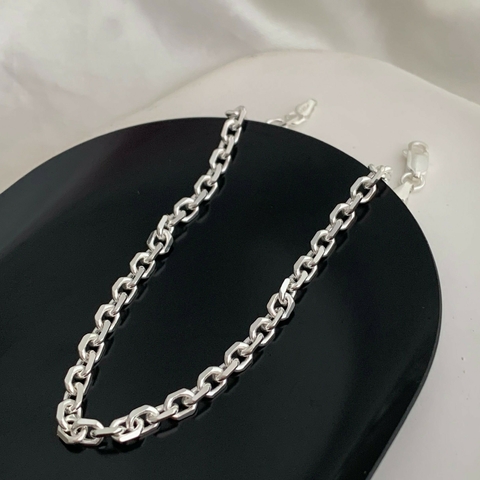 Pulseira Masculina Cadeado Fio 120 Prata 925
