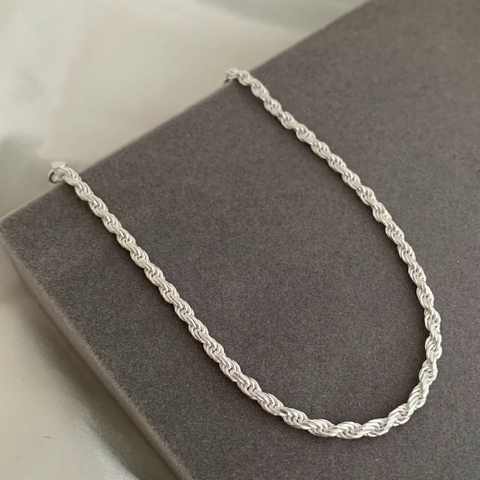 Pulseira Masculina Cordão Baiano Prata 925
