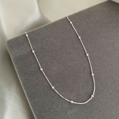 Pulseira V12 Com Bolinhas Prata 925