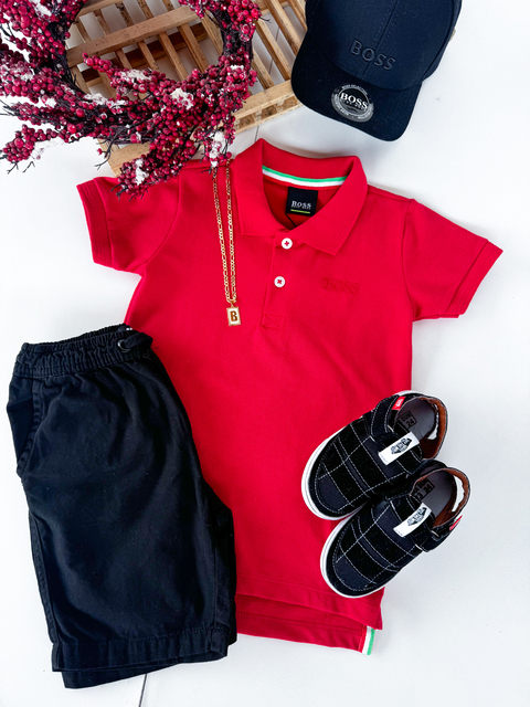 Polo Boss Vermelha