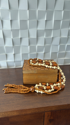 caixa decorativa de madeira M - comprar online