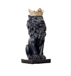 Escultura de Leão em resina