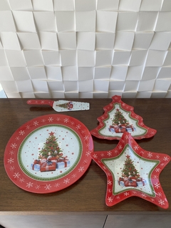 prato decorativo árvore de natal - comprar online
