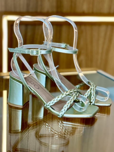 Sandália Clau - Ouro Envelhecido