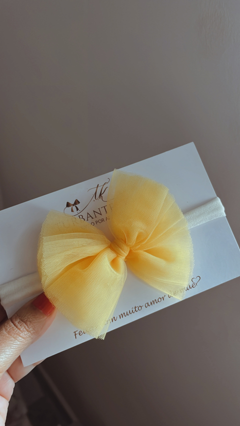 Laço Lalá amarelo
