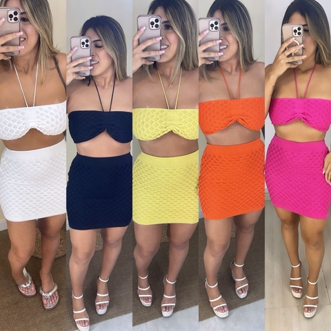 Conjunto Tricô Pamela - comprar online