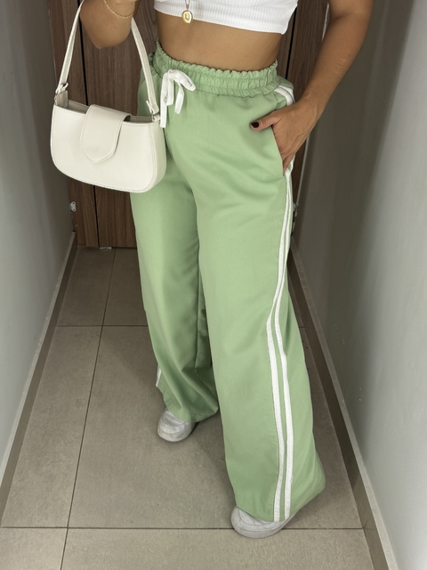 Calça track pants verde