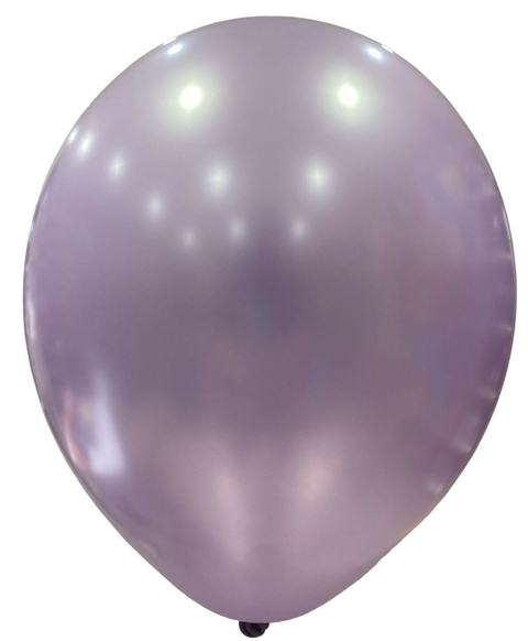 PARTY TIME 12" PERLADO X 25 UN. LILA CLARO