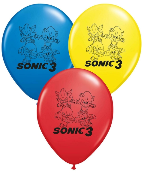 GLOBO SONIC 3 X 25 UNIDADES - comprar online