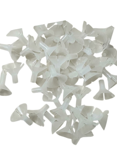 SOLO CONITOS PARA PALITO PORTAGLOBO X100 UN. CRISTAL