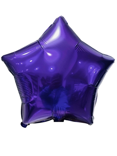 GLOBO METALIZADO 18 ESTRELLA VIOLETA - comprar online