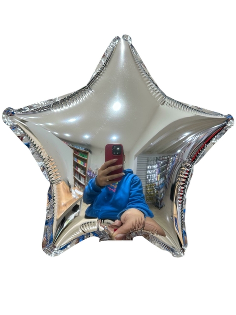 Globo Metalizado 18 Estrella Plateado - buy online
